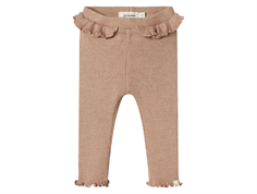 Lil Atelier rugby tan leggings